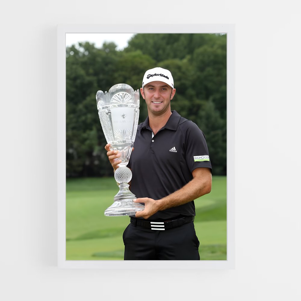 Poster Champion Dustin – affiche Golf (vue 3)